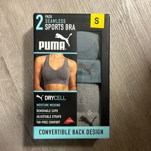 Puma Sports Bras 2 per Pack